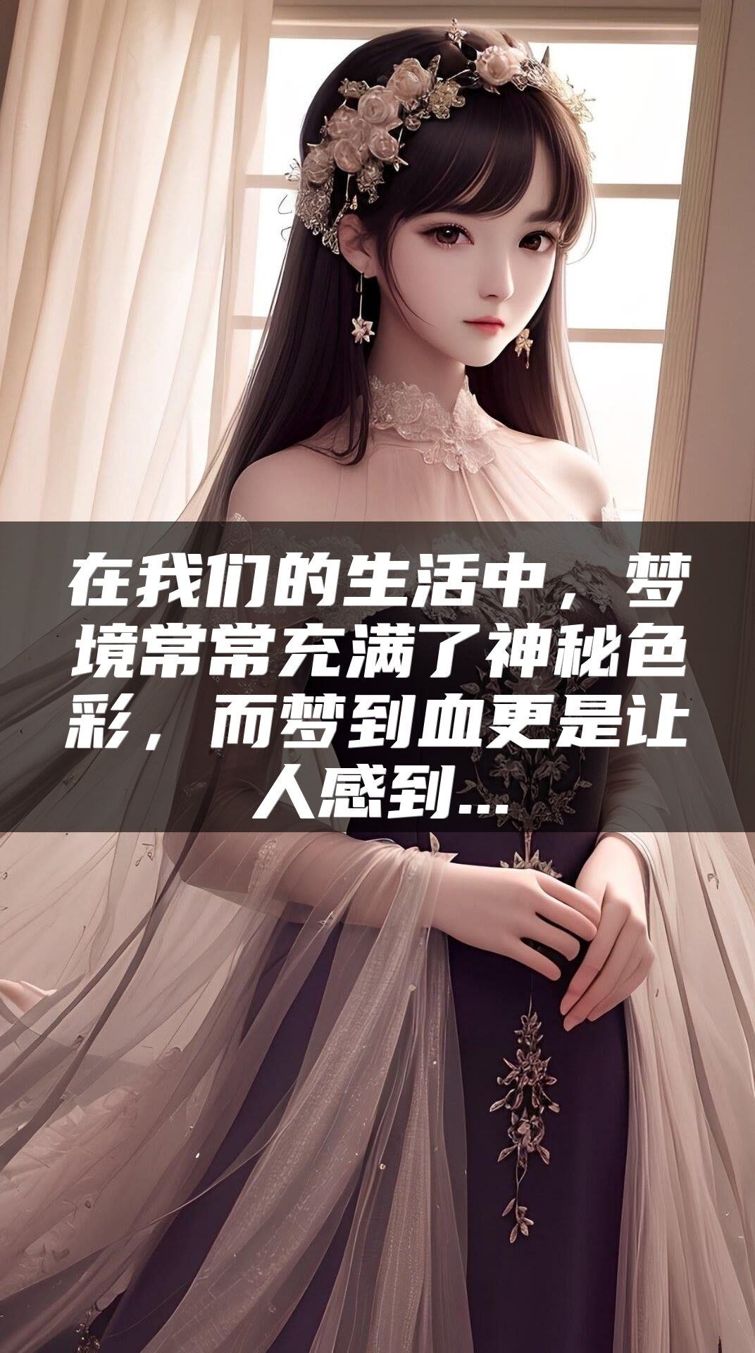 在我们的生活中，梦境常常充满了神秘色彩，而梦到血更是让人感到...