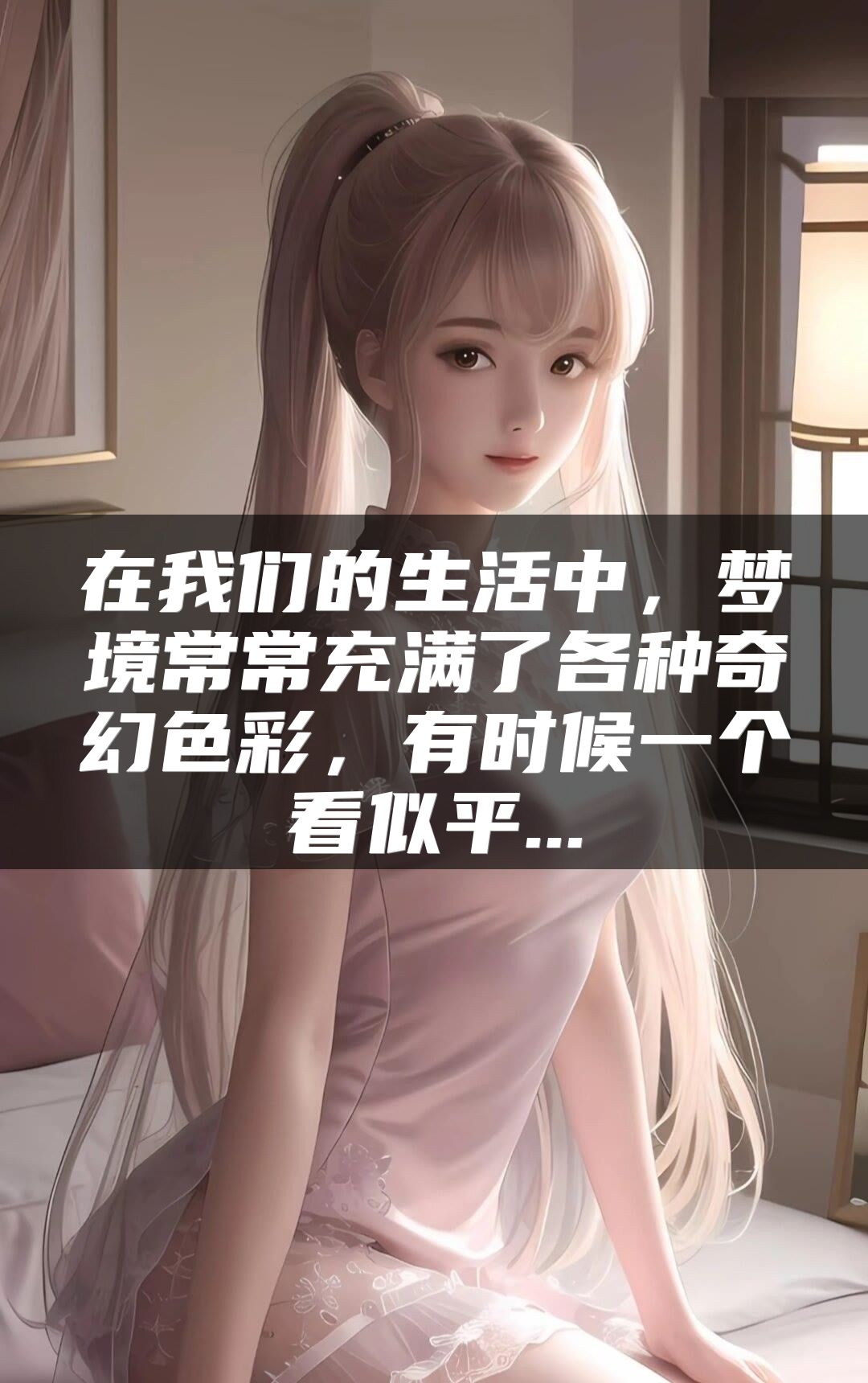 在我们的生活中，梦境常常充满了各种奇幻色彩，有时候一个看似平...