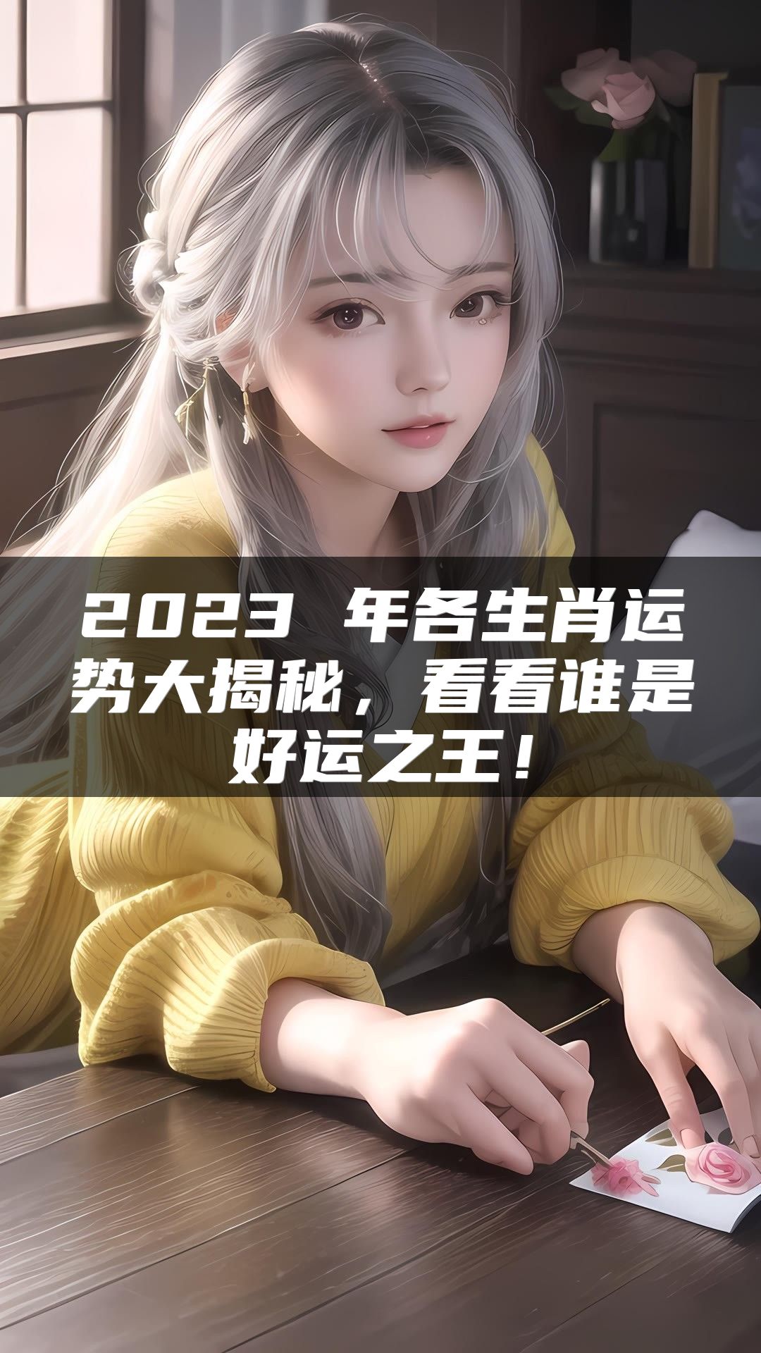 2023 年各生肖运势大揭秘，看看谁是好运之王！