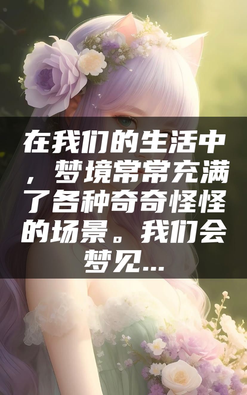 在我们的生活中，梦境常常充满了各种奇奇怪怪的场景。我们会梦见...