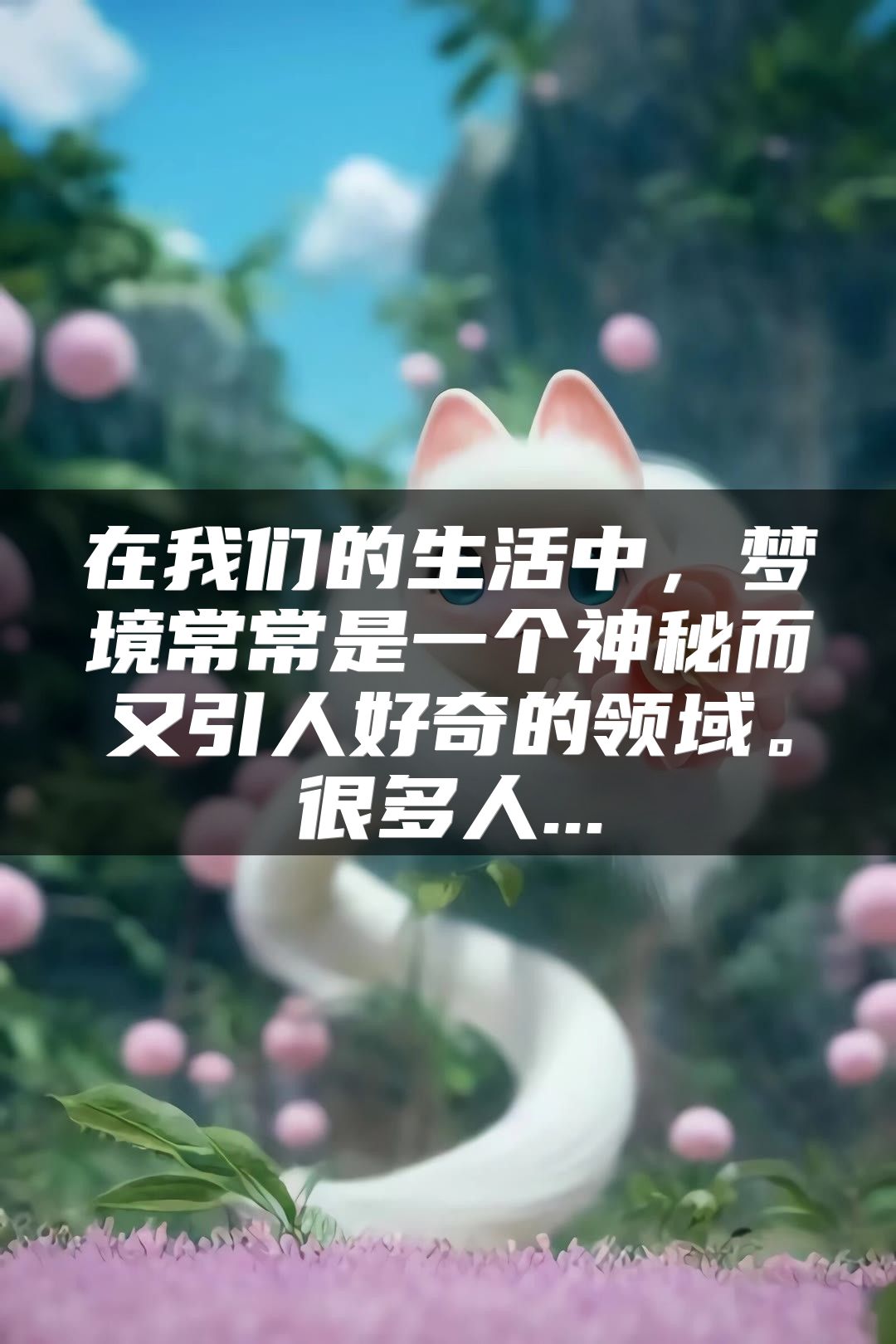 在我们的生活中，梦境常常是一个神秘而又引人好奇的领域。很多人...
