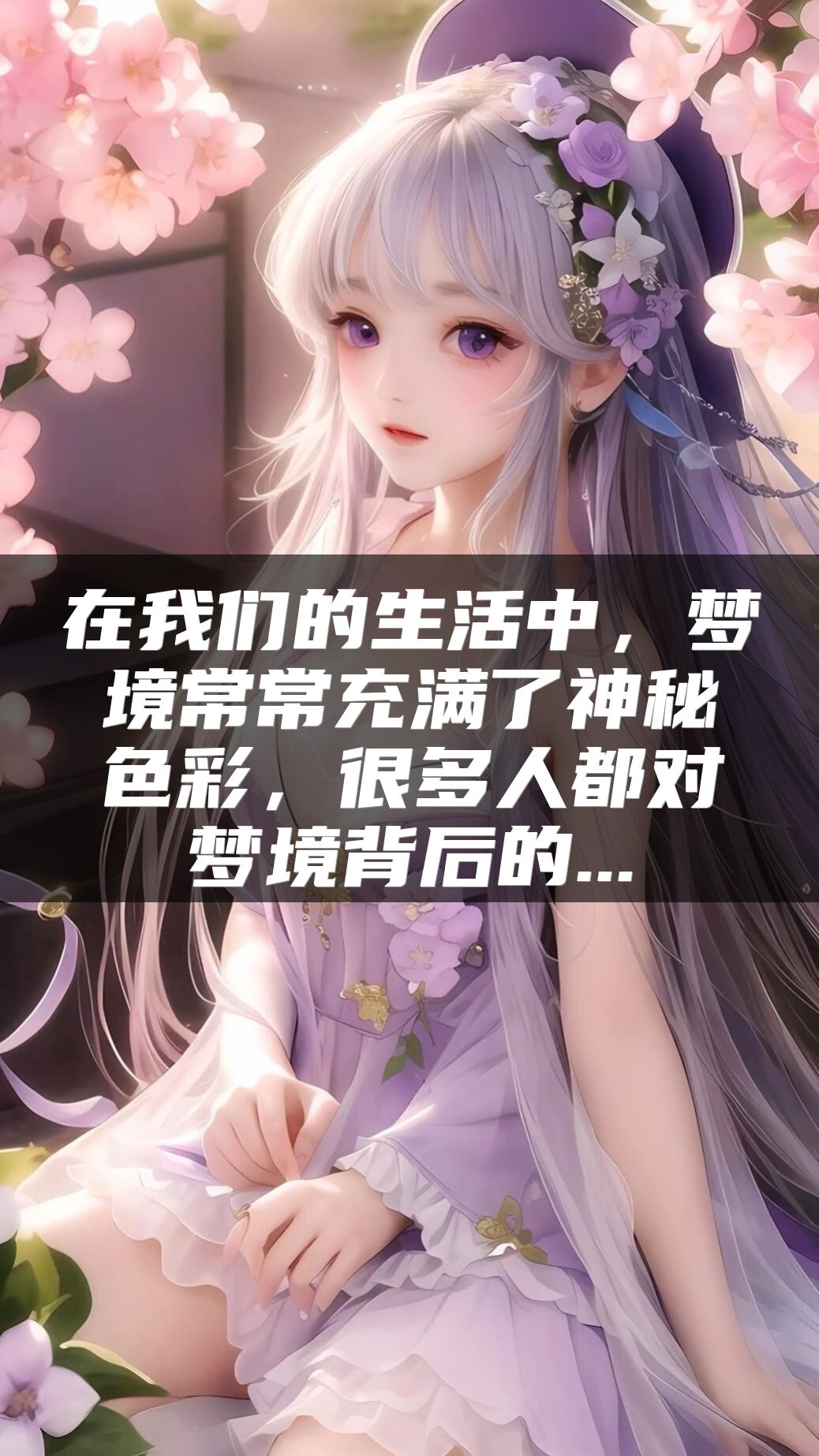 在我们的生活中，梦境常常充满了神秘色彩，很多人都对梦境背后的...
