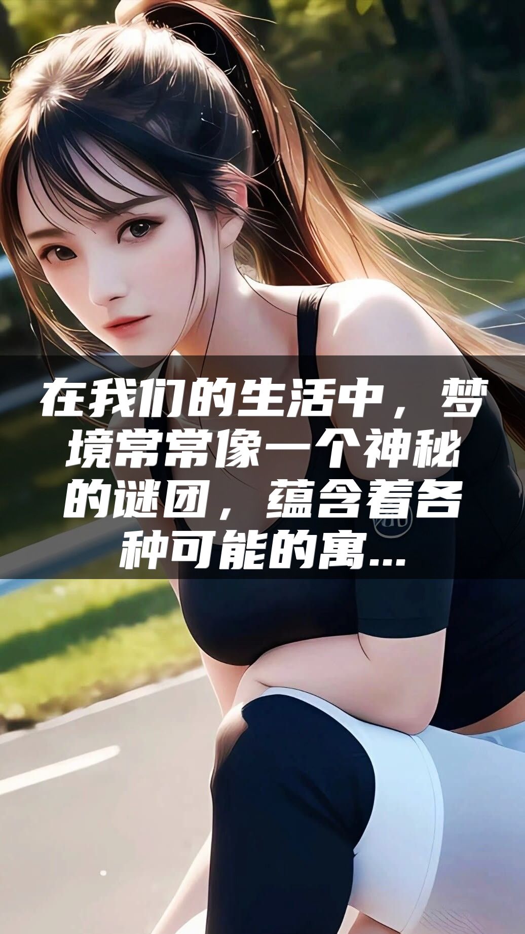 在我们的生活中，梦境常常像一个神秘的谜团，蕴含着各种可能的寓...