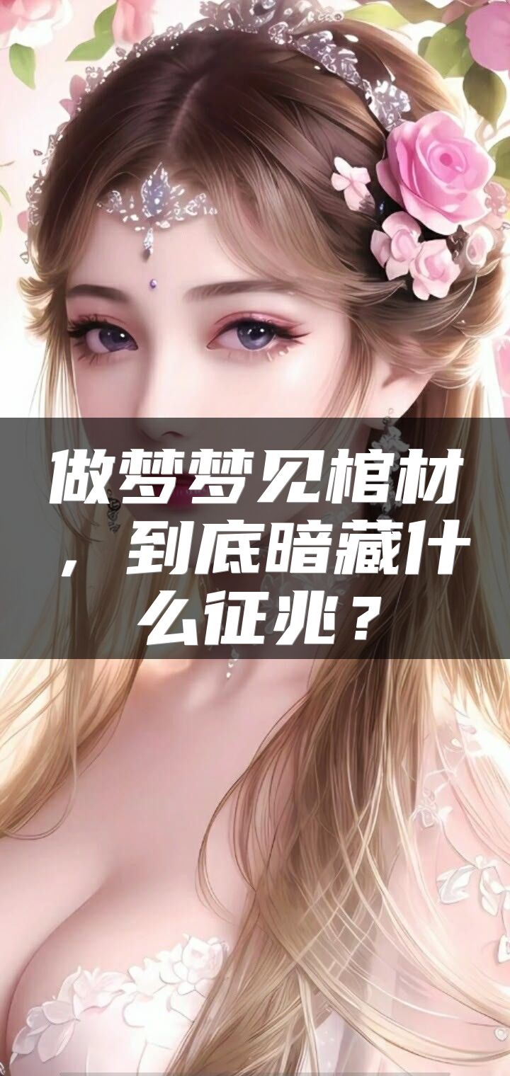 做梦梦见棺材，到底暗藏什么征兆？