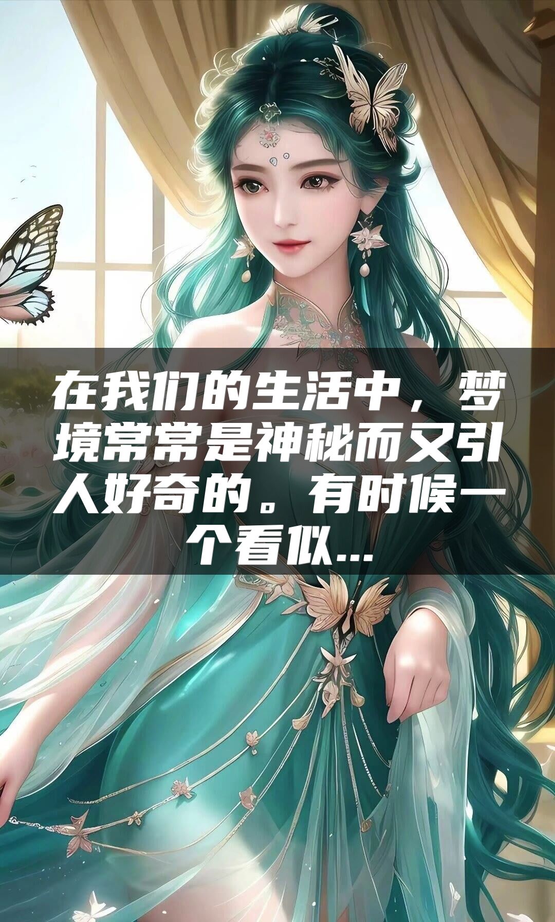 在我们的生活中，梦境常常是神秘而又引人好奇的。有时候一个看似...