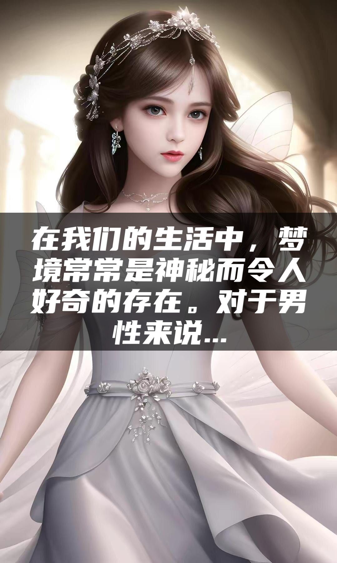 在我们的生活中，梦境常常是神秘而令人好奇的存在。对于男性来说...