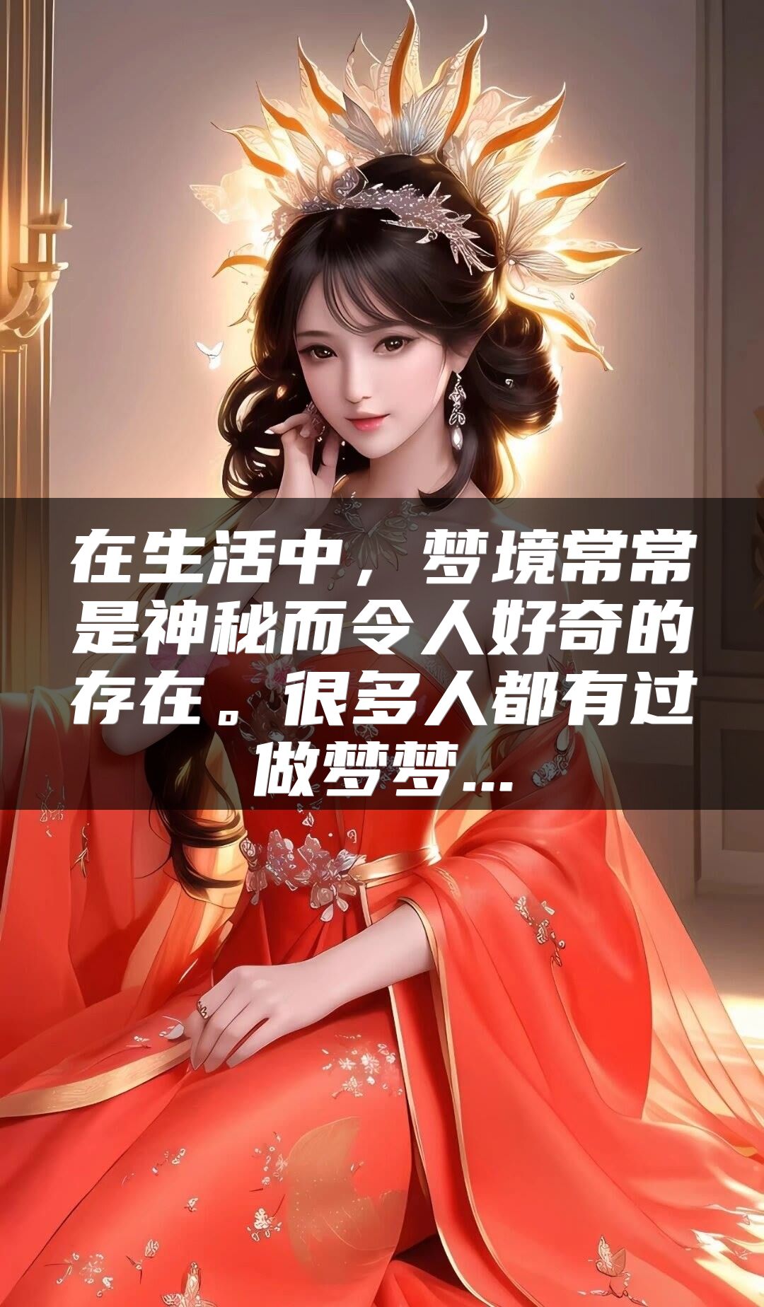 在生活中，梦境常常是神秘而令人好奇的存在。很多人都有过做梦梦...