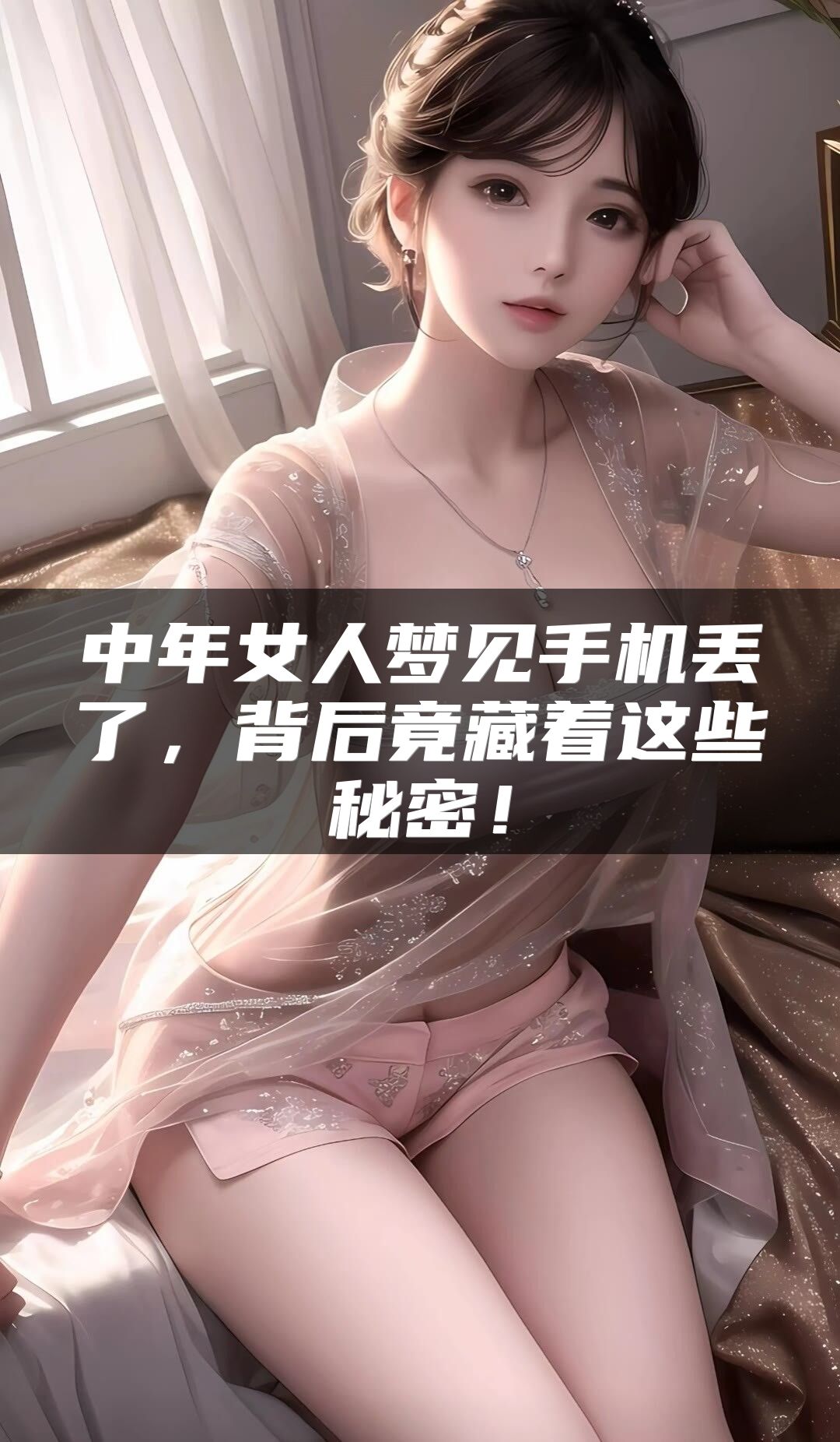 中年女人梦见手机丢了，背后竟藏着这些秘密！
