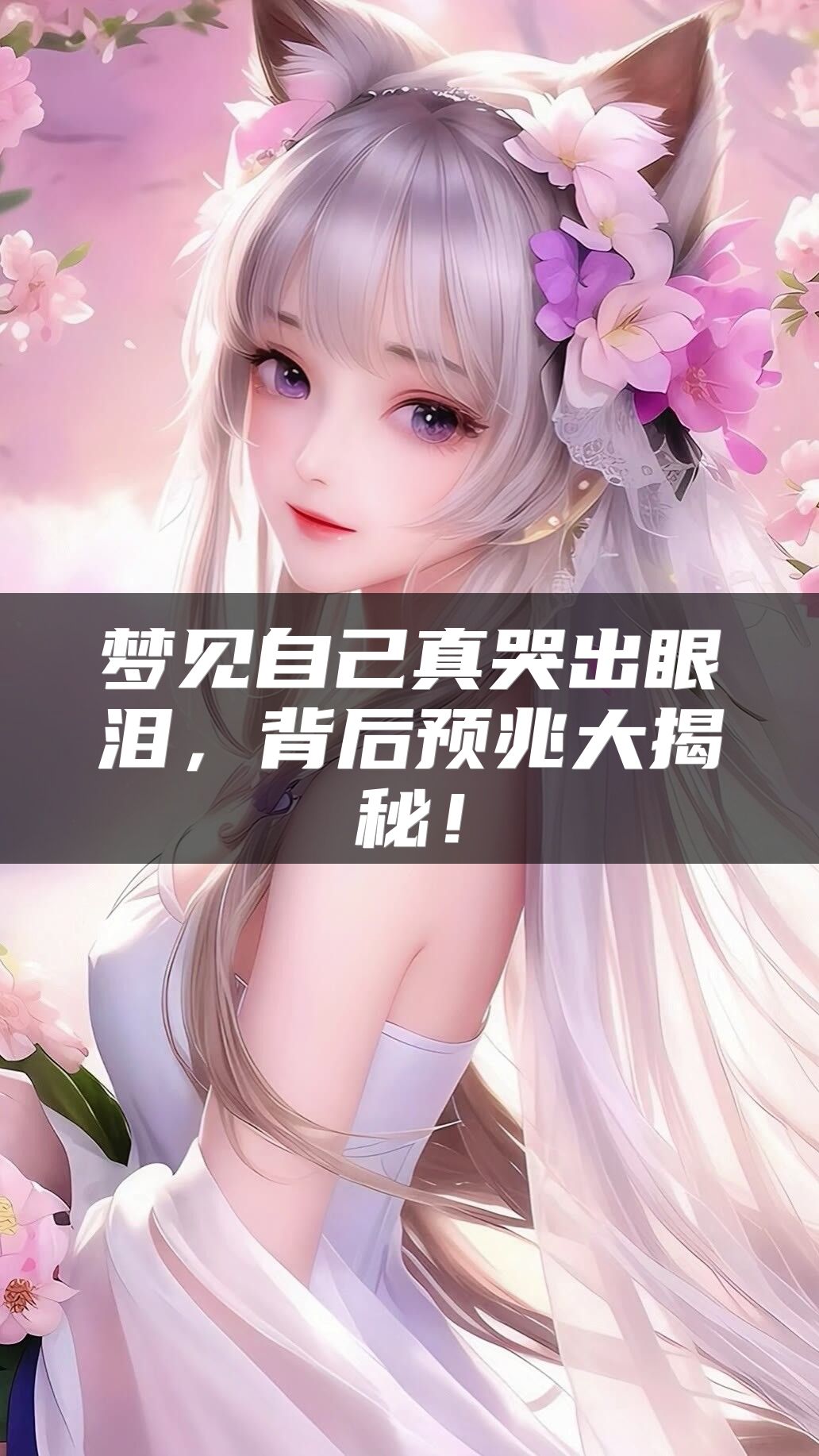 梦见自己真哭出眼泪，背后预兆大揭秘！