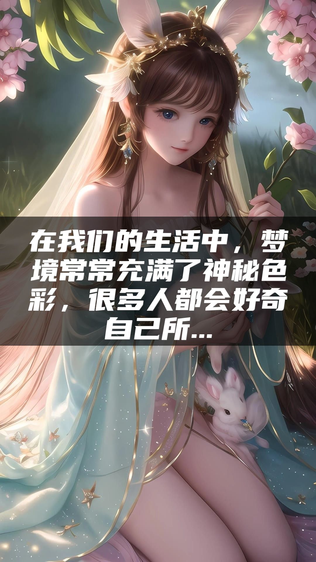 在我们的生活中，梦境常常充满了神秘色彩，很多人都会好奇自己所...