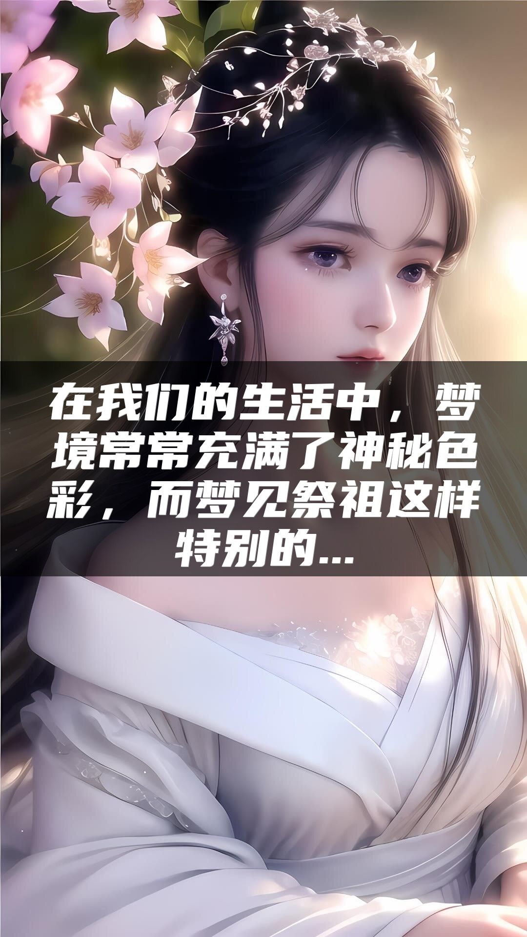 在我们的生活中，梦境常常充满了神秘色彩，而梦见祭祖这样特别的...