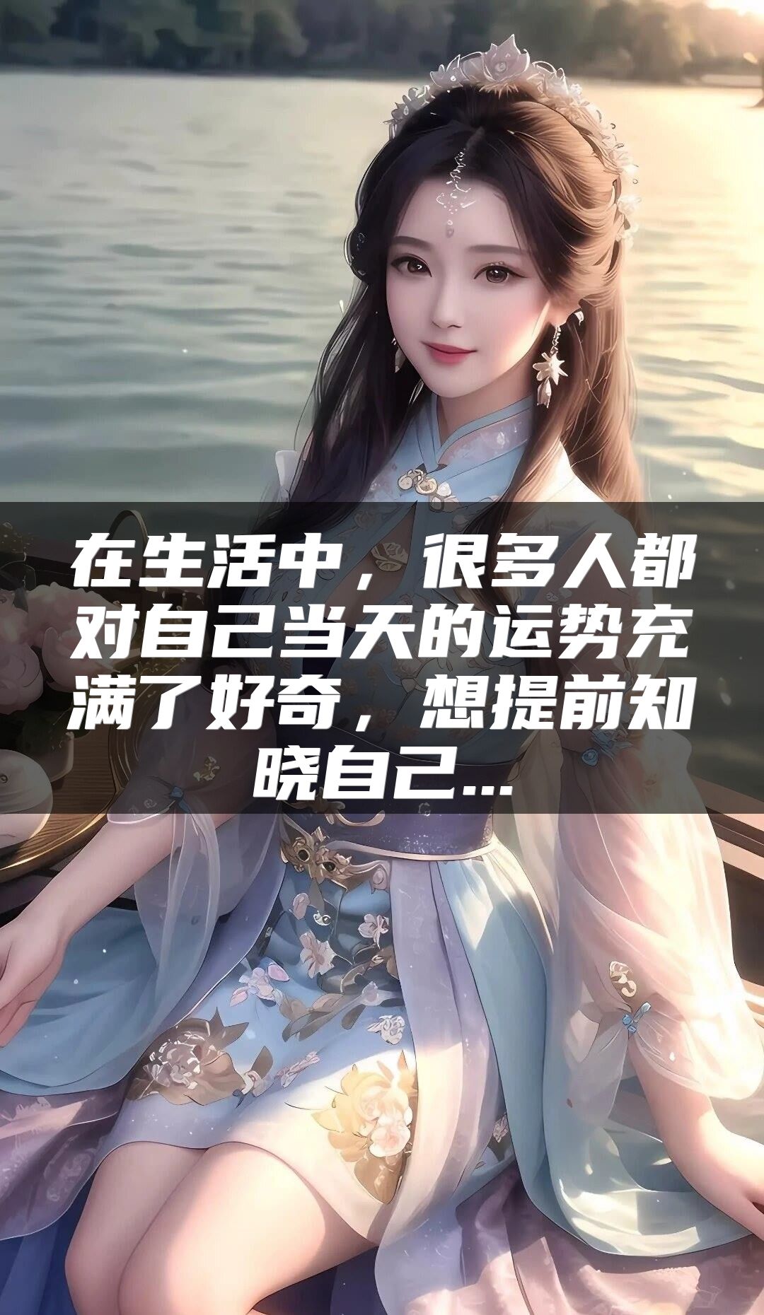 在生活中，很多人都对自己当天的运势充满了好奇，想提前知晓自己...