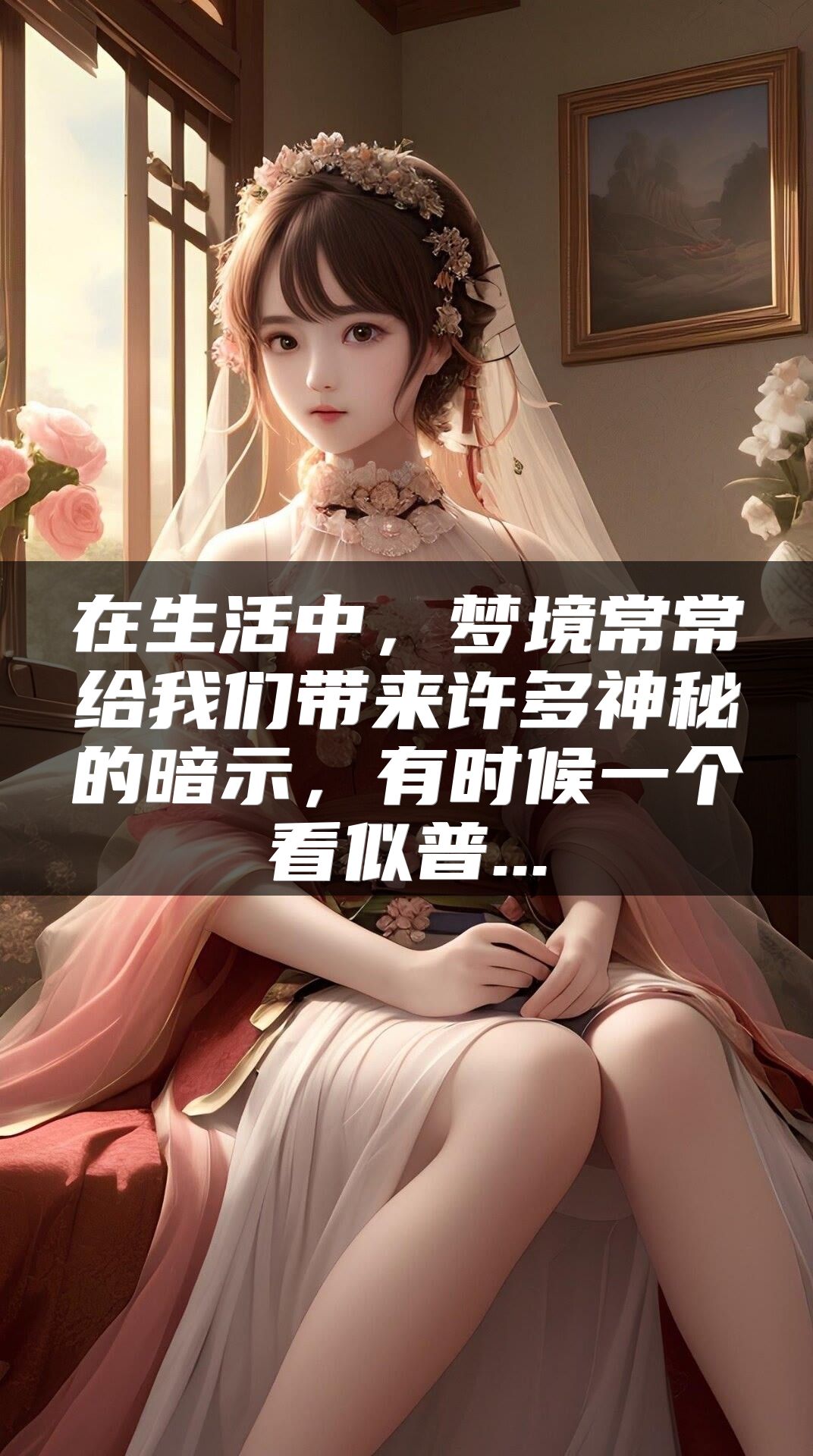 在生活中，梦境常常给我们带来许多神秘的暗示，有时候一个看似普...