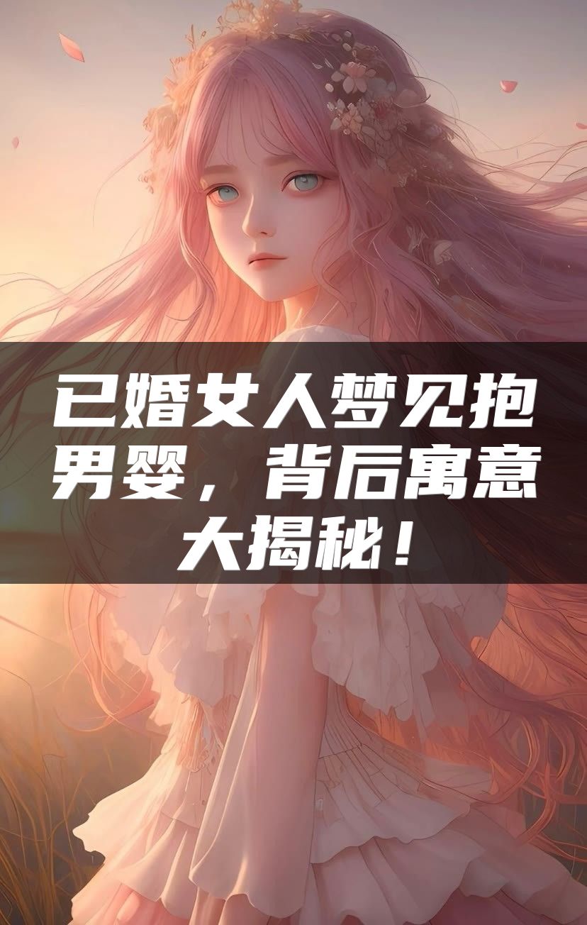 已婚女人梦见抱男婴，背后寓意大揭秘！