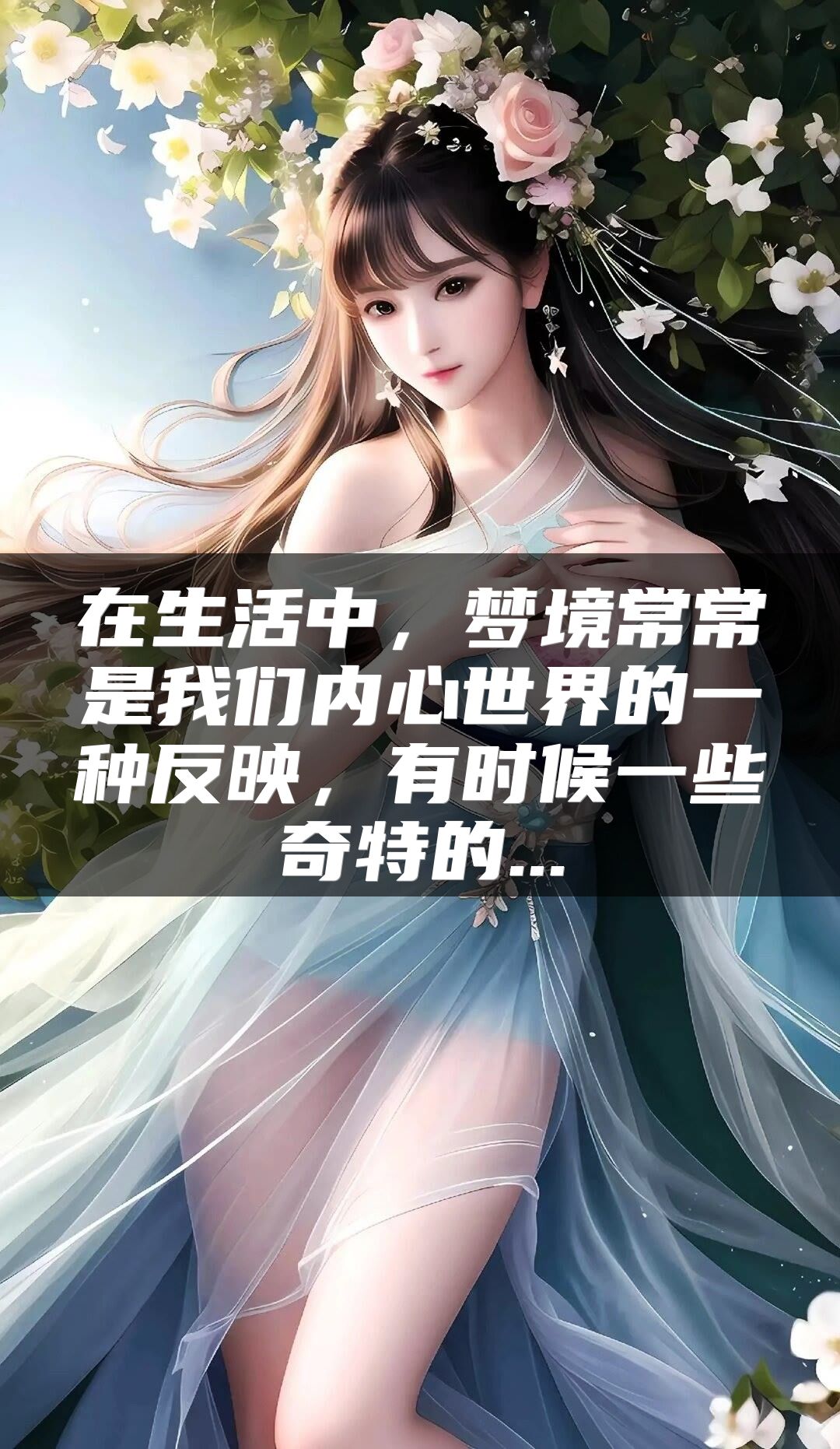 在生活中，梦境常常是我们内心世界的一种反映，有时候一些奇特的...