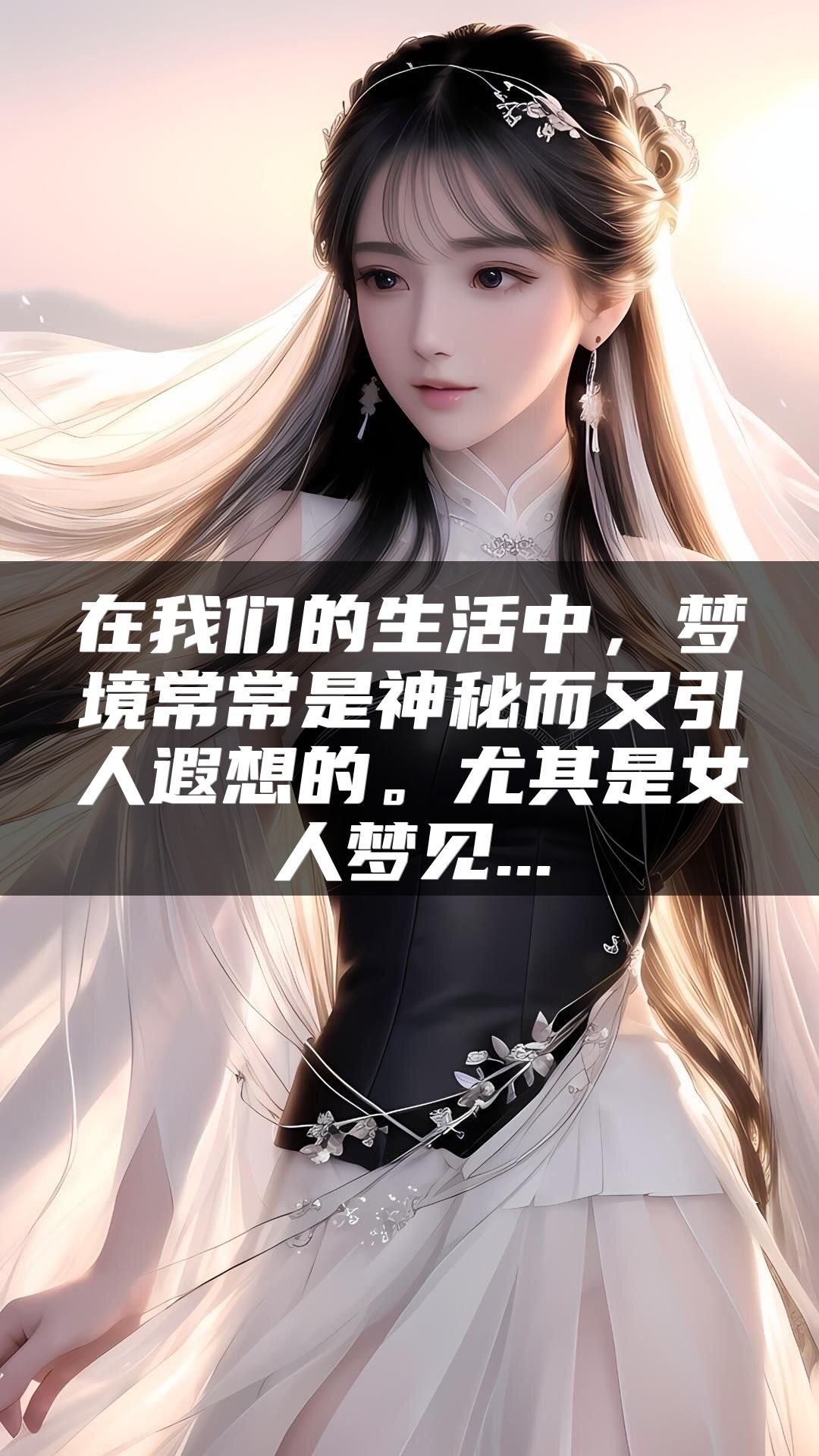 在我们的生活中，梦境常常是神秘而又引人遐想的。尤其是女人梦见...