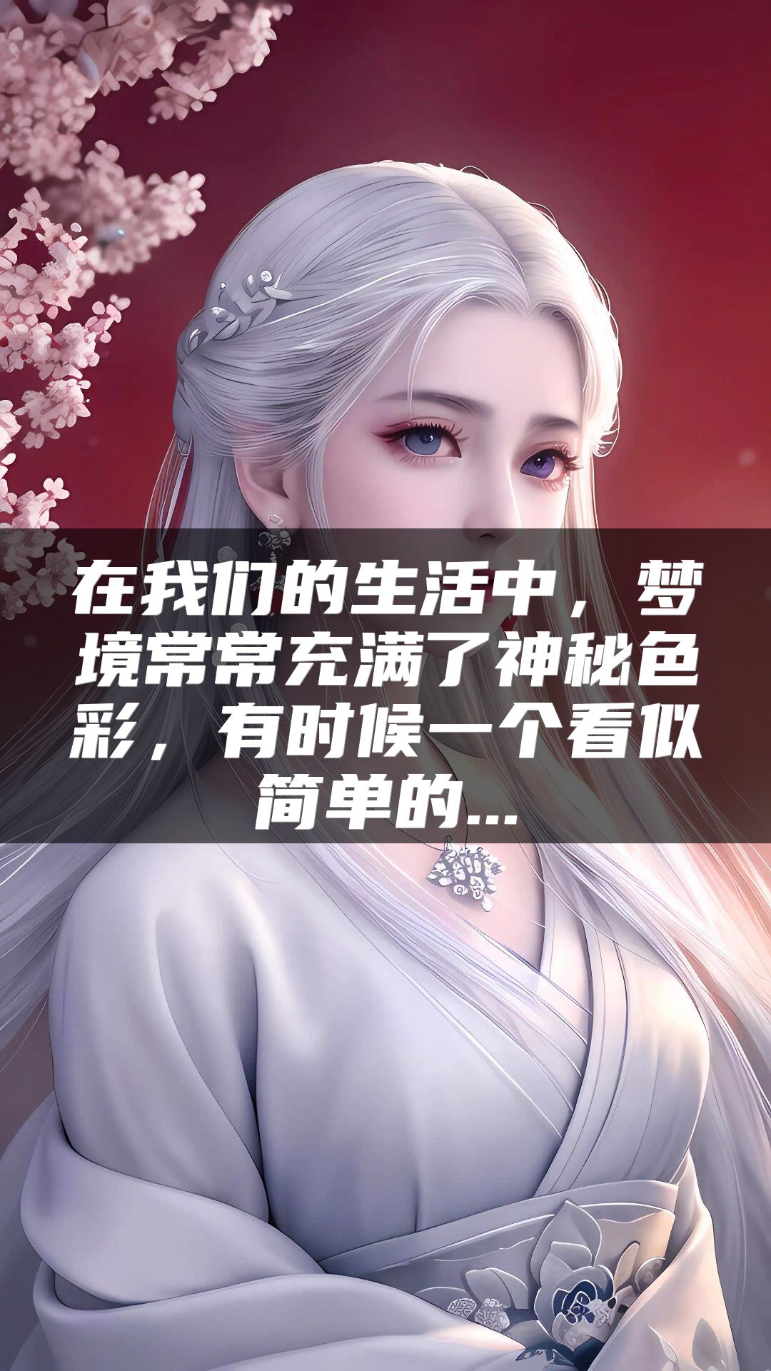 在我们的生活中，梦境常常充满了神秘色彩，有时候一个看似简单的...