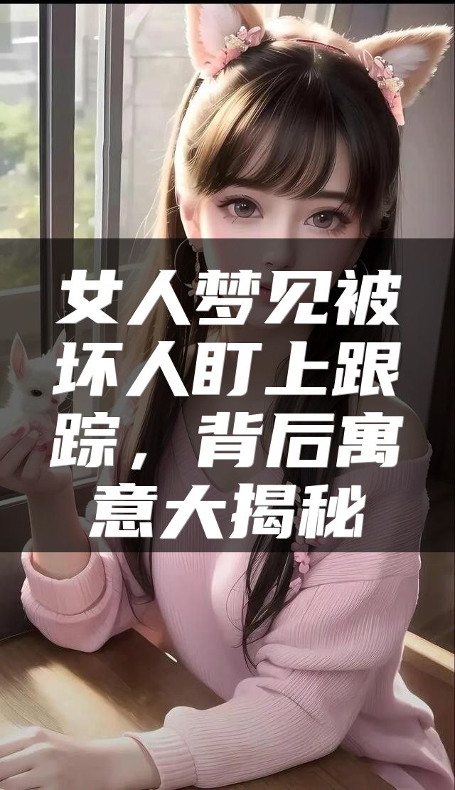 女人梦见被坏人盯上跟踪，背后寓意大揭秘