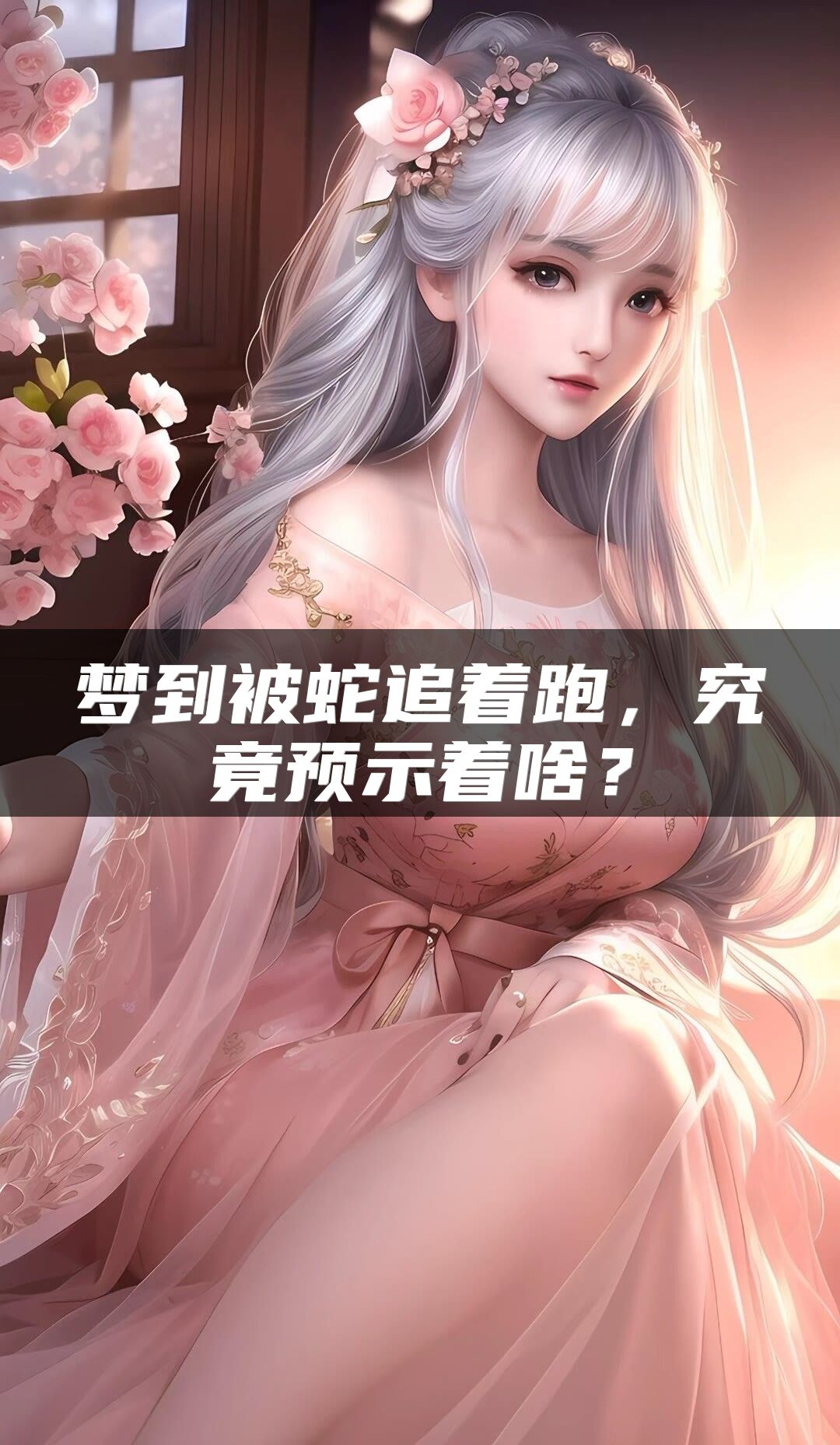 梦到被蛇追着跑，究竟预示着啥？