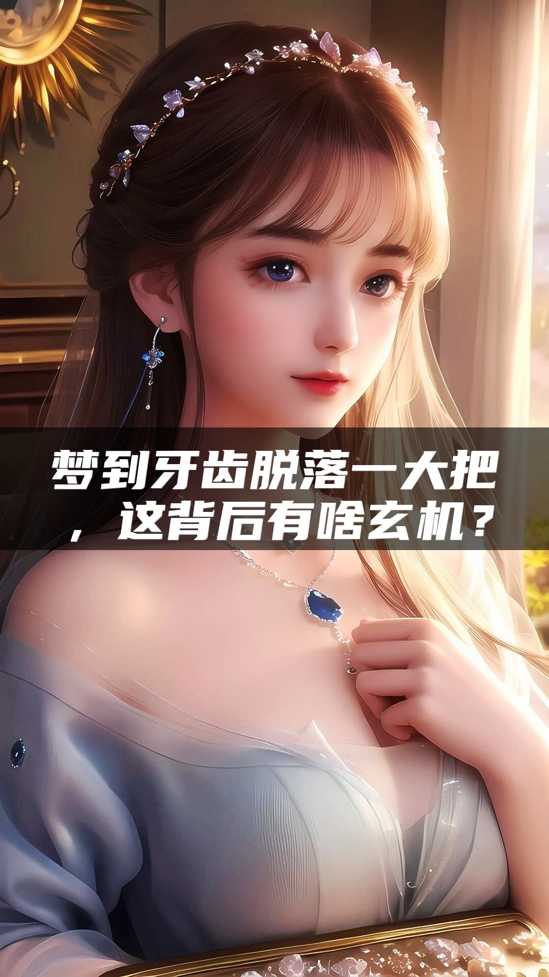 梦到牙齿脱落一大把，这背后有啥玄机？