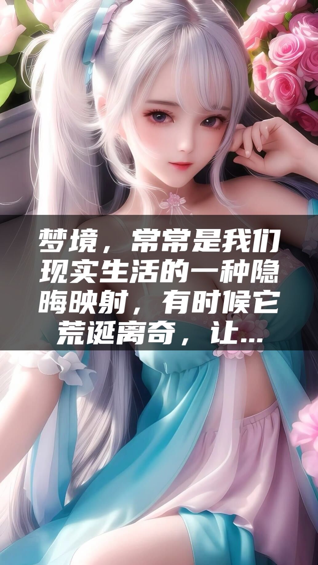 梦境，常常是我们现实生活的一种隐晦映射，有时候它荒诞离奇，让...