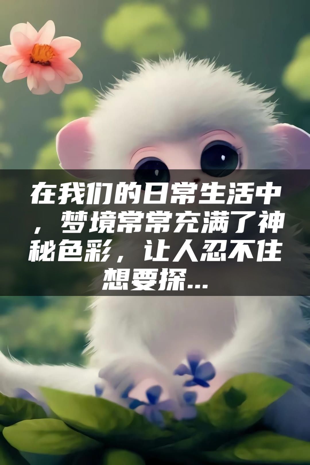 在我们的日常生活中，梦境常常充满了神秘色彩，让人忍不住想要探...