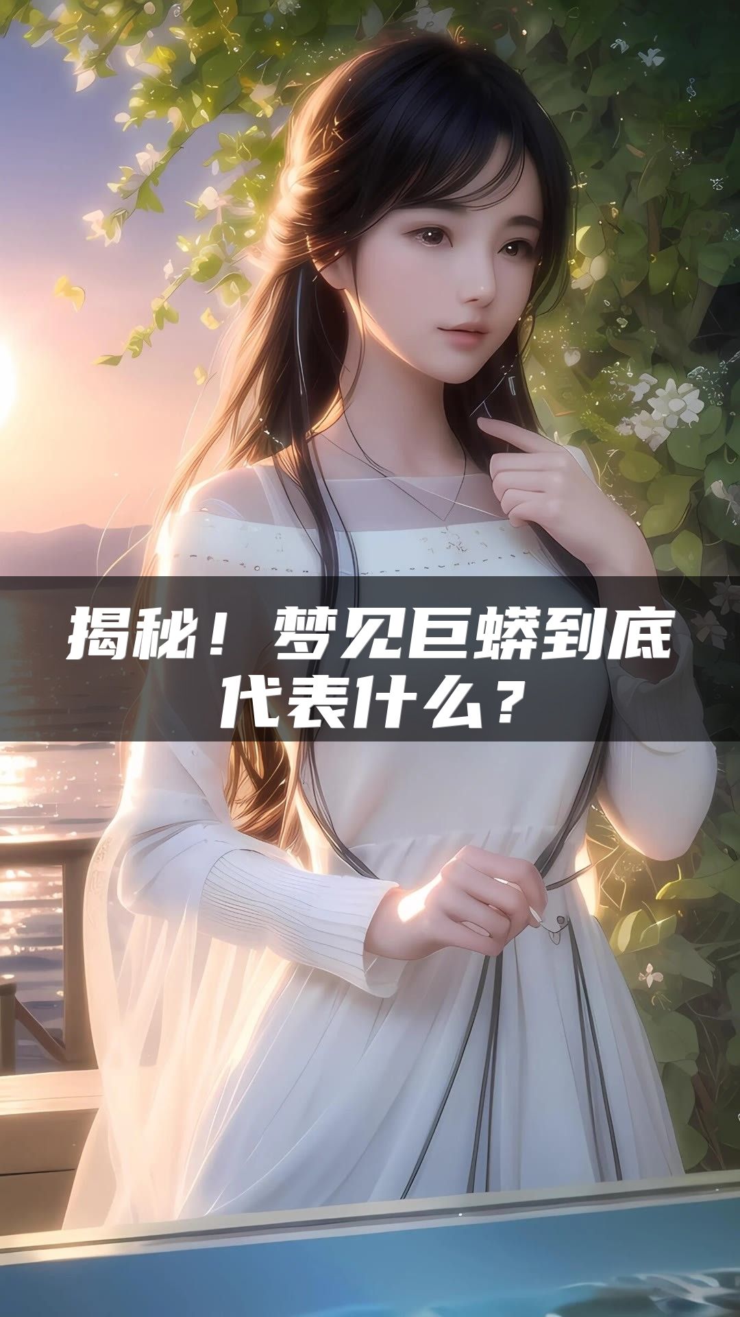 揭秘！梦见巨蟒到底代表什么？