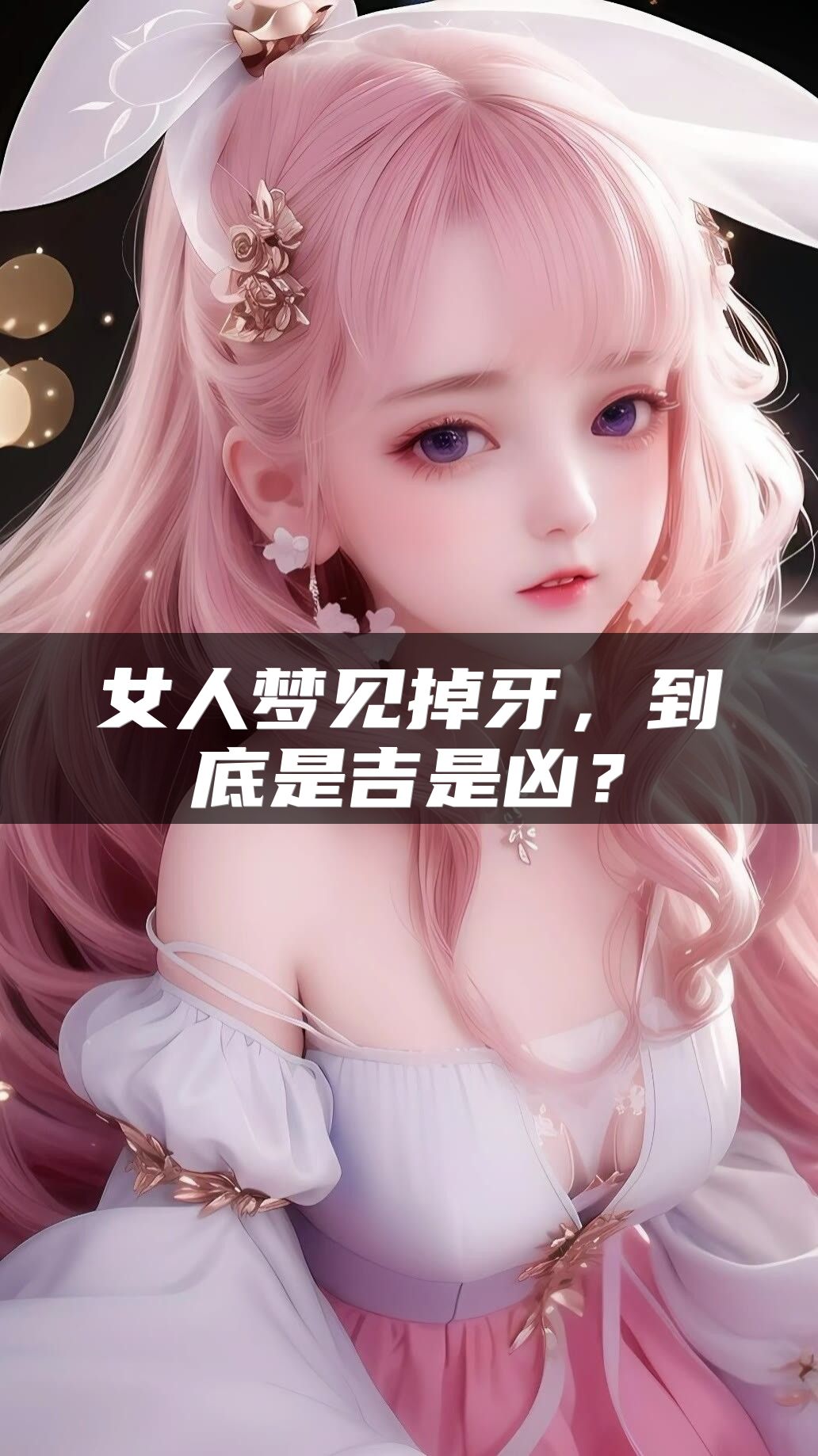 女人梦见掉牙，到底是吉是凶？