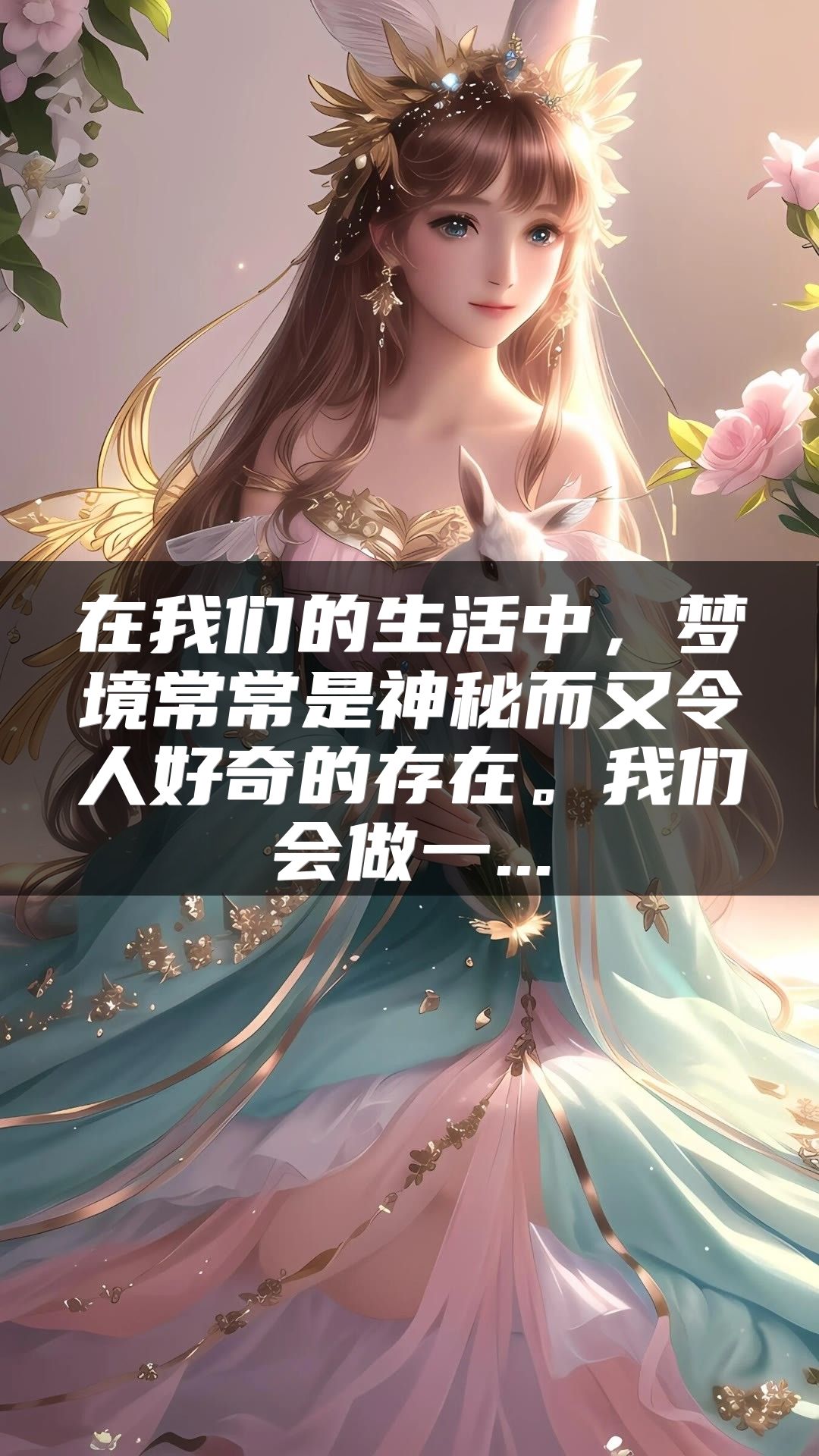 在我们的生活中，梦境常常是神秘而又令人好奇的存在。我们会做一...