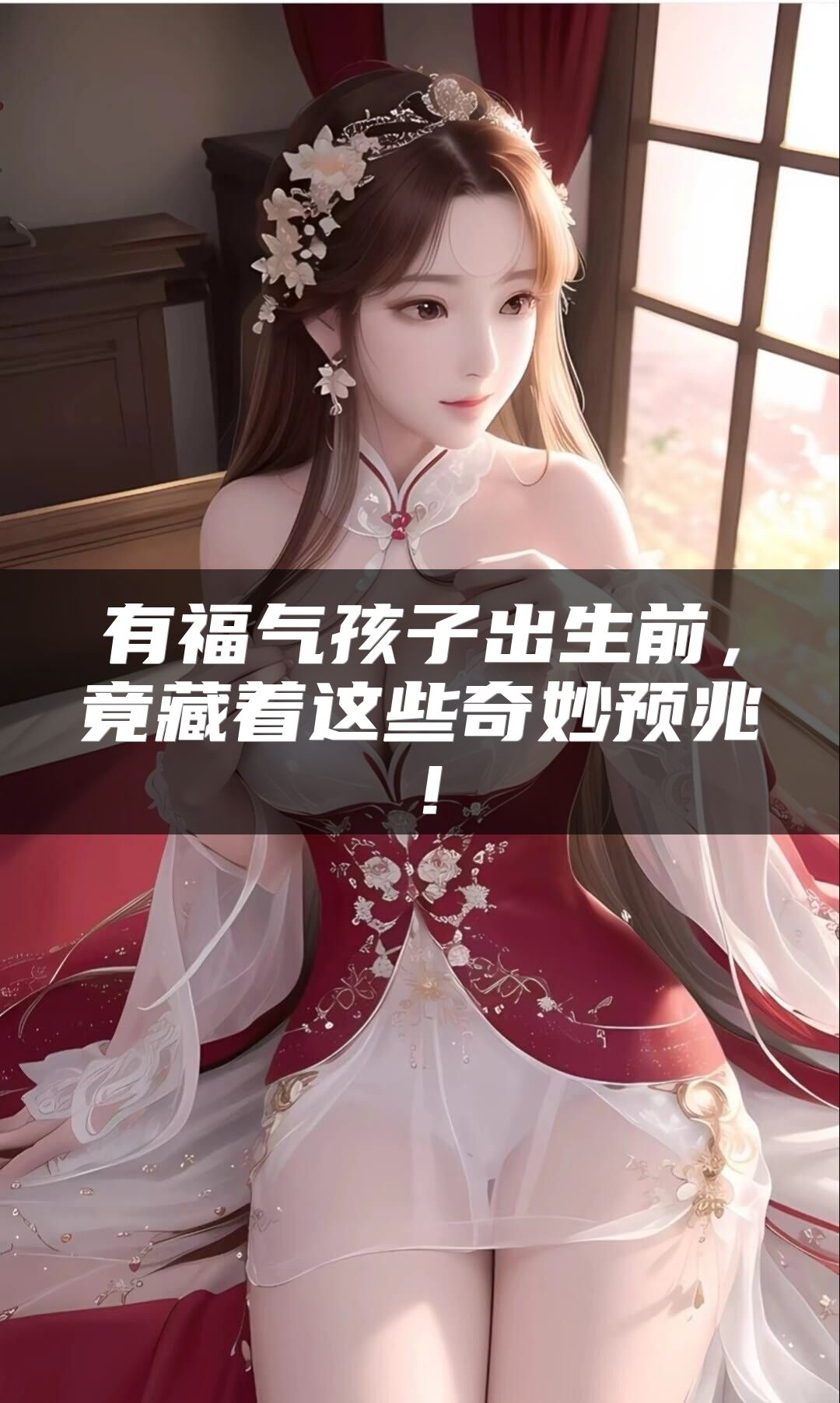 有福气孩子出生前，竟藏着这些奇妙预兆！