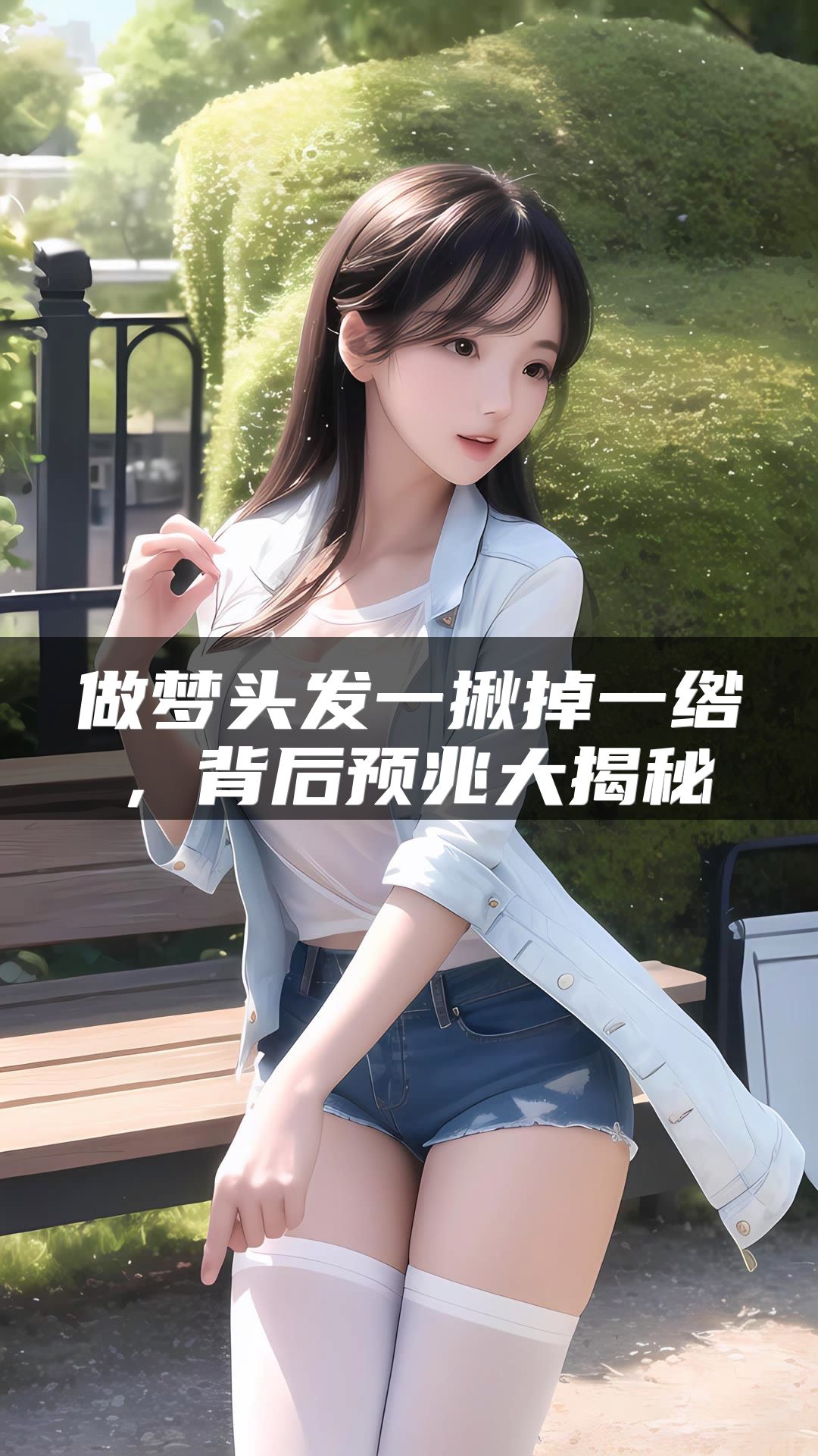 做梦头发一揪掉一绺，背后预兆大揭秘