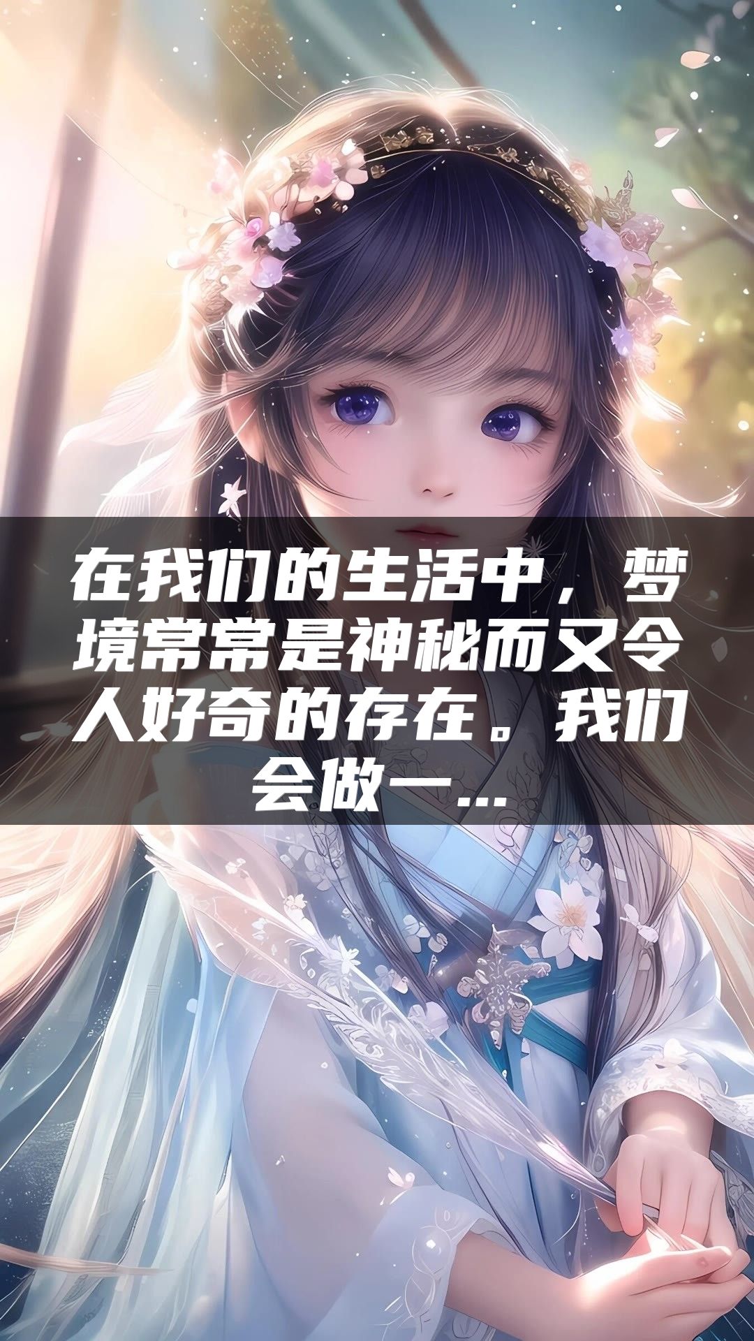 在我们的生活中，梦境常常是神秘而又令人好奇的存在。我们会做一...