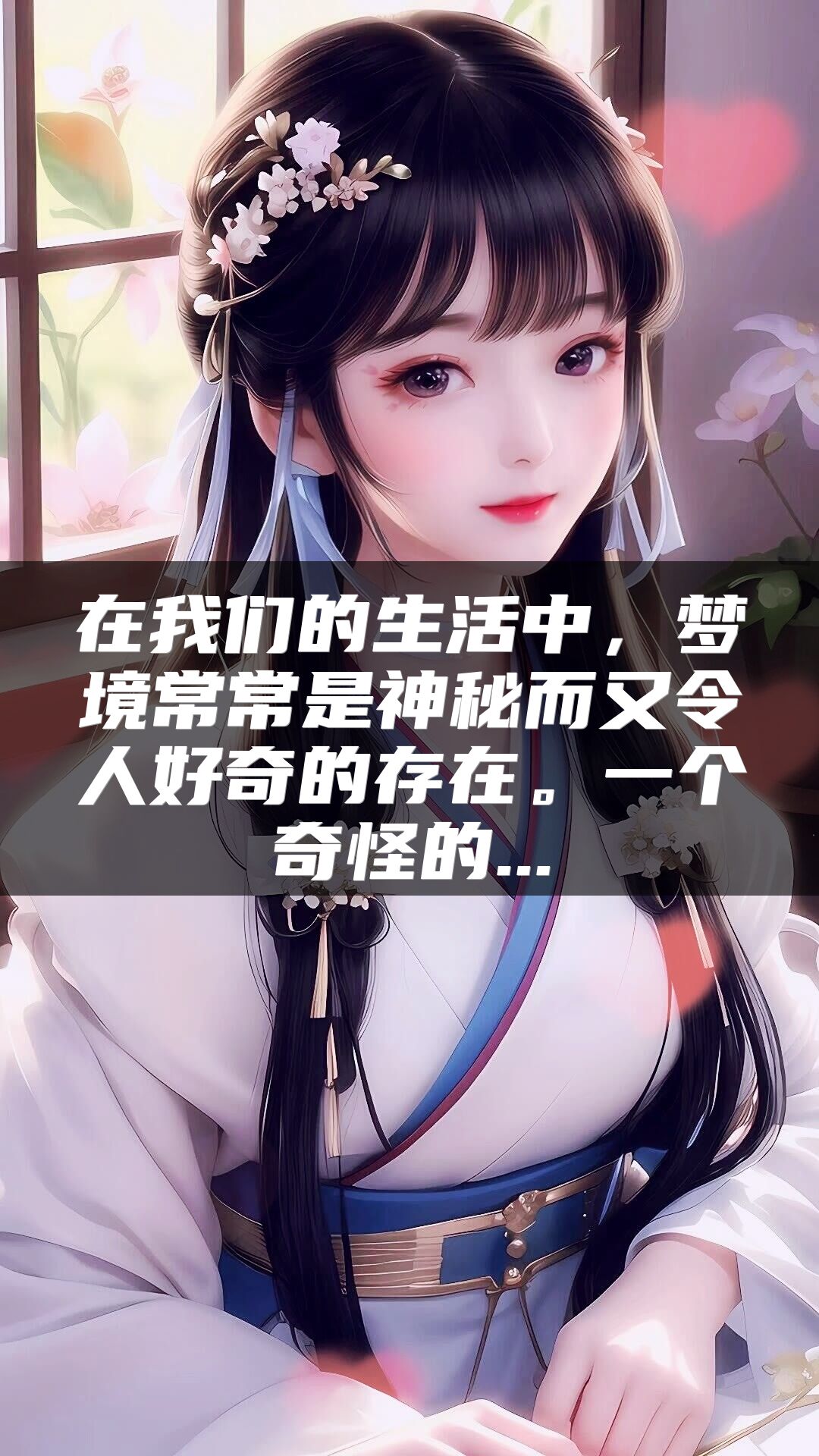在我们的生活中，梦境常常是神秘而又令人好奇的存在。一个奇怪的...