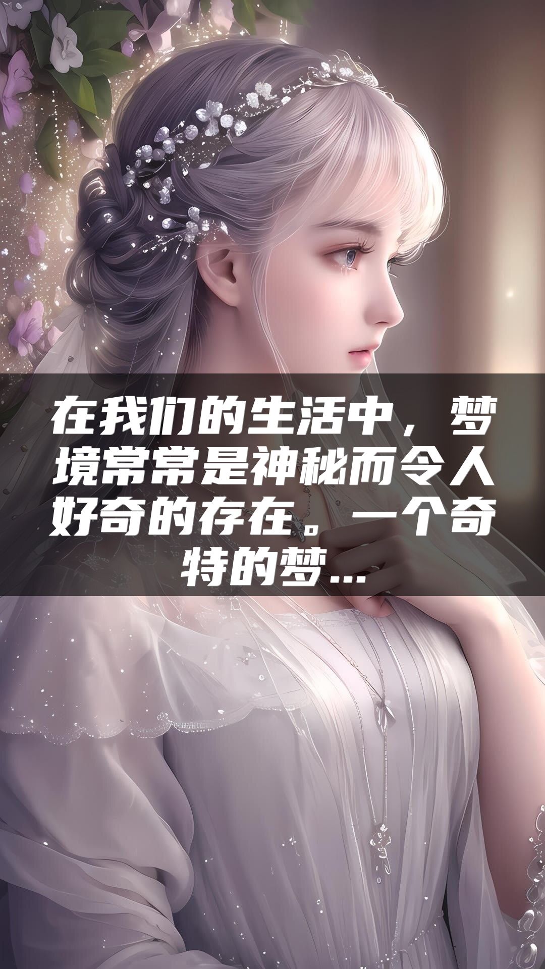 在我们的生活中，梦境常常是神秘而令人好奇的存在。一个奇特的梦...